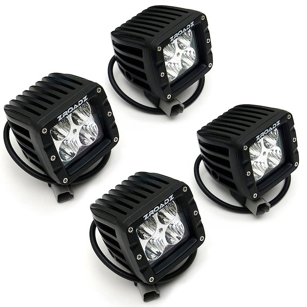 T-rex (4) 3 Inch Zroadz Led Pod Lights Z365711KIT