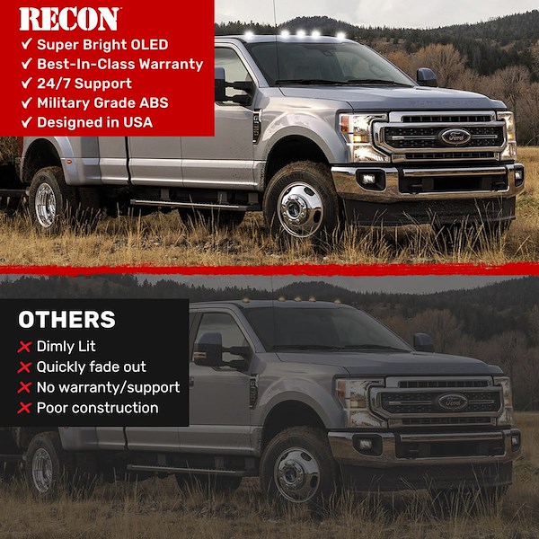 Recon Access Ford 17-22 Superduty (5-Piece Set) 4343BKHPWH