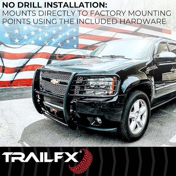 TrailFX Grille Guard 2020_Chevy25/3500 Blk E0038B