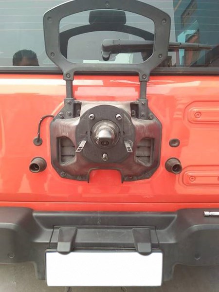 TrailFX License Plate Mount/Jl Spare Tire JL07LP
