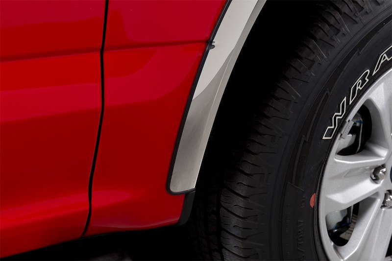 Putco Stainless Steel Fender Trim Fits; 2 97267