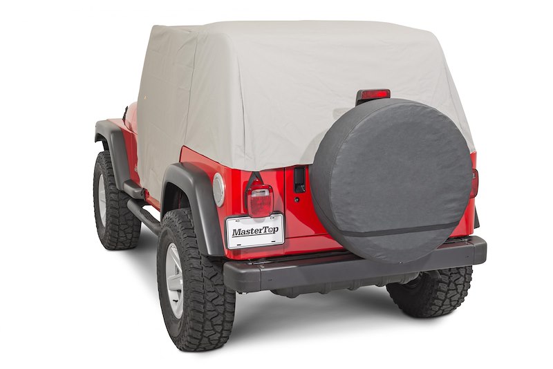 MasterTop Cab Cvr 92-06 Wrglr Gray 11110009