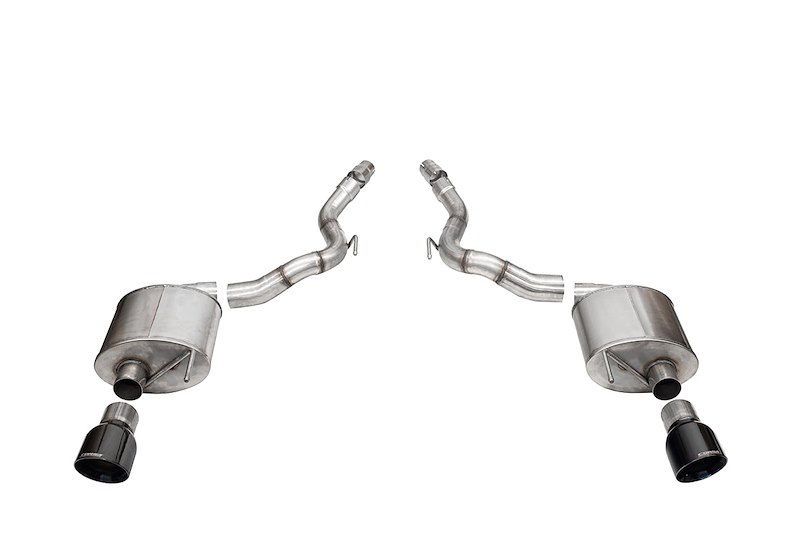 CORSA Performance 3.0' Dual Rear Exit Sport Axle-Back 21276BLK