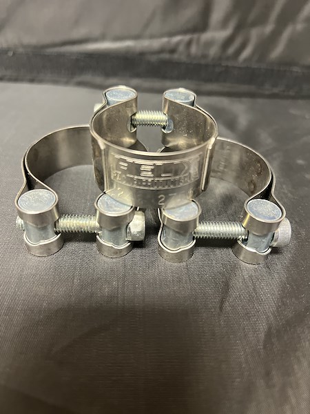 Helix Racing Stainless Steel Muffler Clamp 1.44 2122755