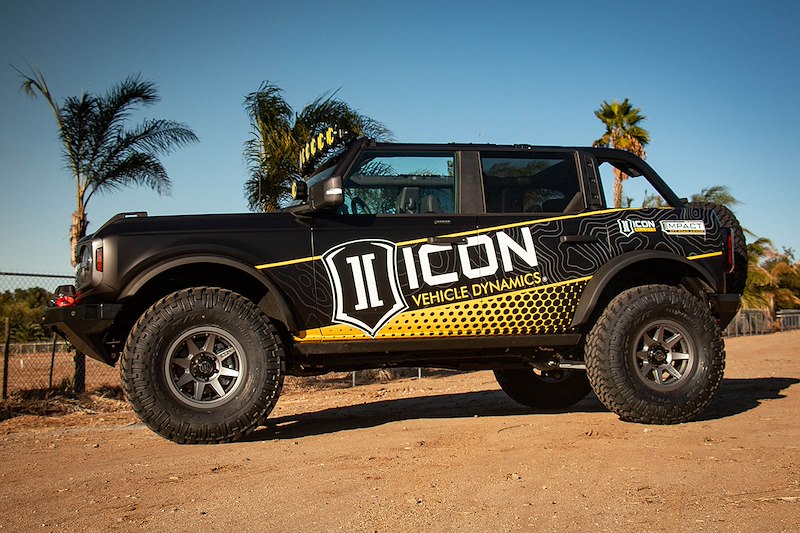 ICON Vehicle Dynamics 21-Up Bronco Tubular Uca Dj Pro Kit 48400DJ