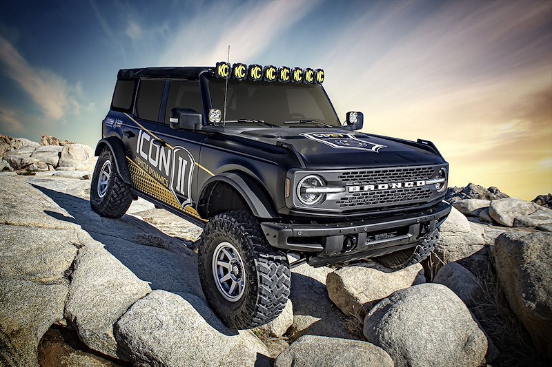 ICON Vehicle Dynamics 21-Up Bronco Hoss 1.0 Pkg 2.5 Front 48601