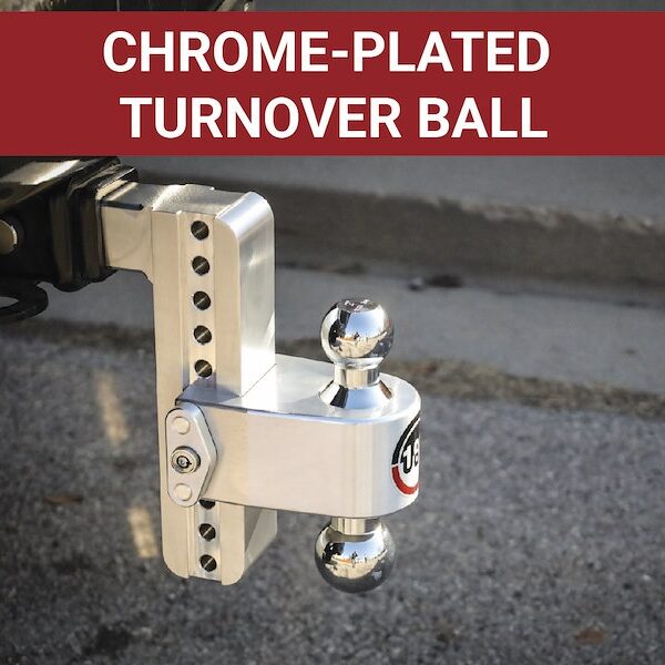 Weigh Safe Turnover Ball 8′ Drop Hitch W/ 2.5 CTB825KA