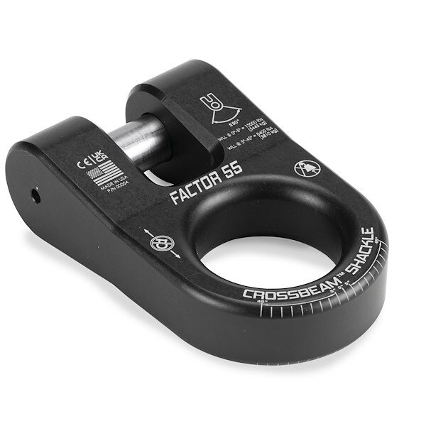 Factor 55 Crossbeam Shackle Black 0005404