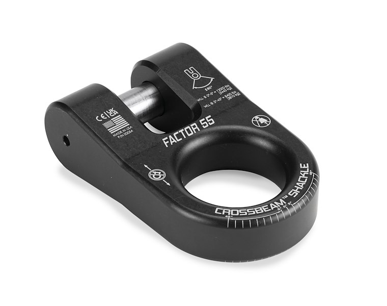 Factor 55 Crossbeam Shackle Black 0005404
