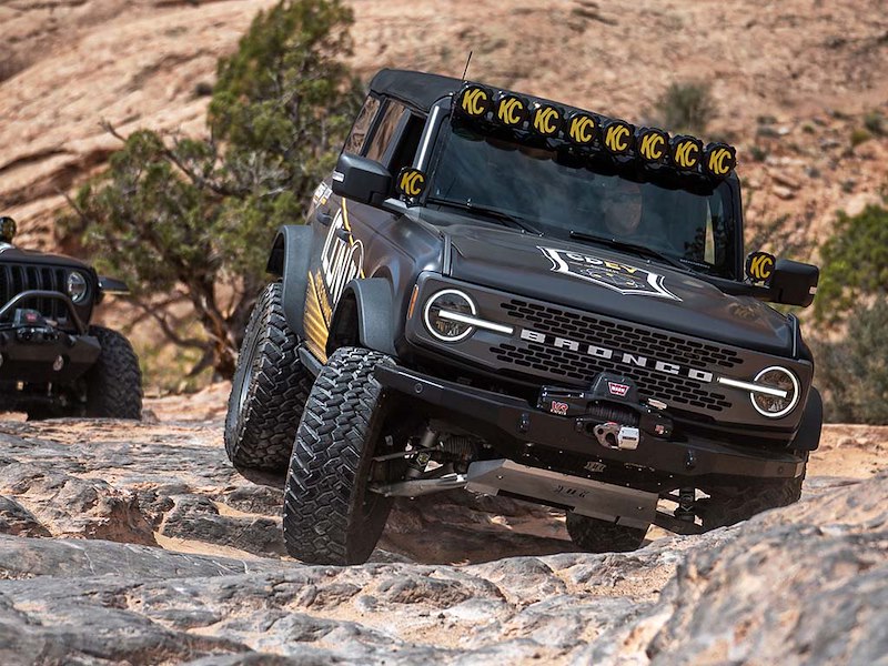 ICON Vehicle Dynamics 21-Up Bronco Hoss 1.0 Pkg 2.5 Rear 48611