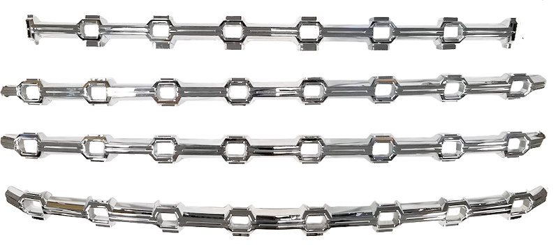 Coast2coast Gi 21-24 Tahoe Ls Chrome Bar 4 Pc GI183