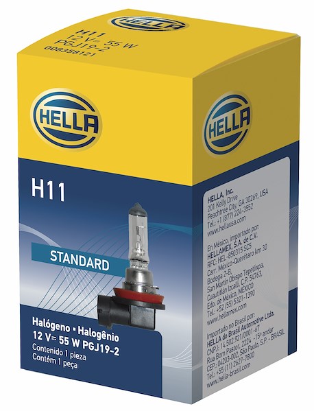 Hella Bulb 12V 55W Pgj19-2 T4 H11